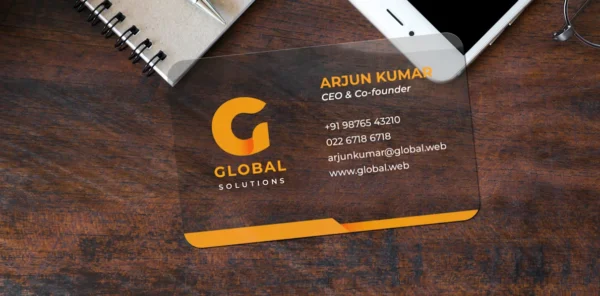 Transparent Business Cards - Image 3